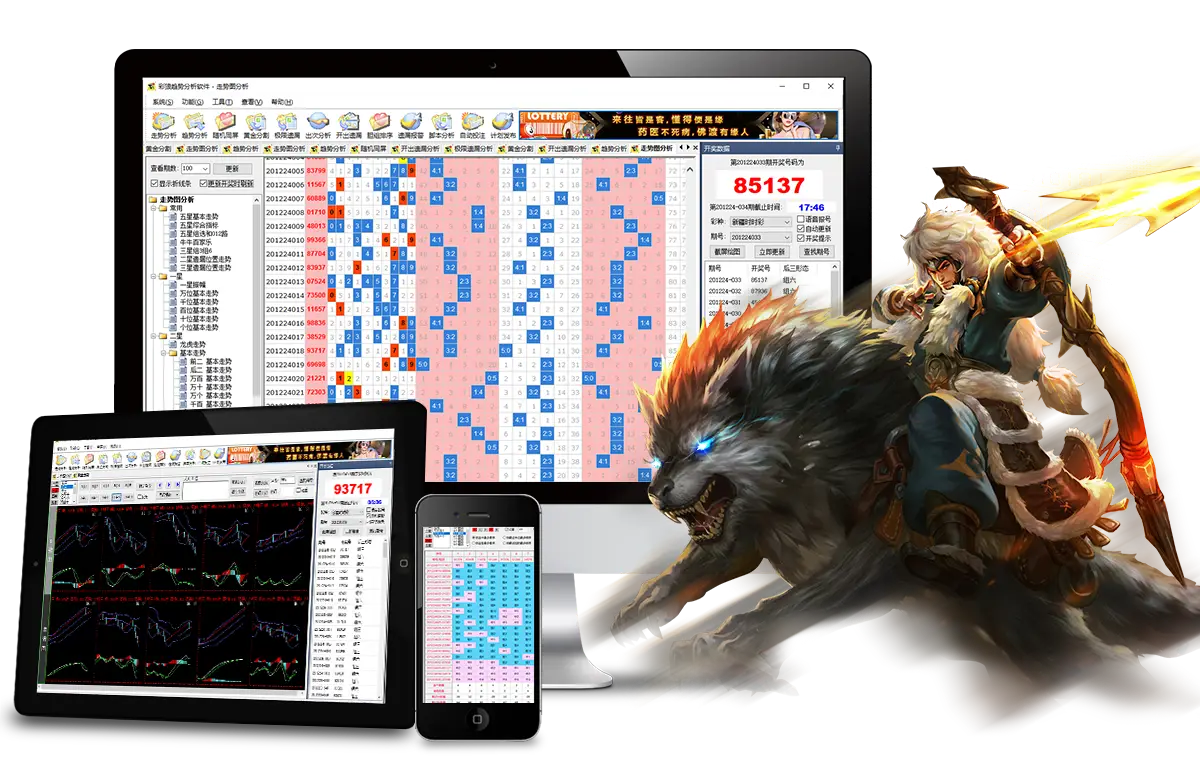 彩狼趋势分析软件主界面